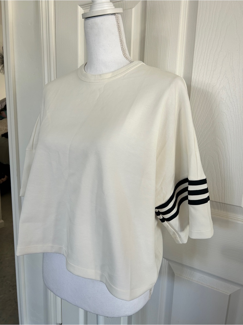 Adidas Women's Neucl T-Shirt in Cloud White Black